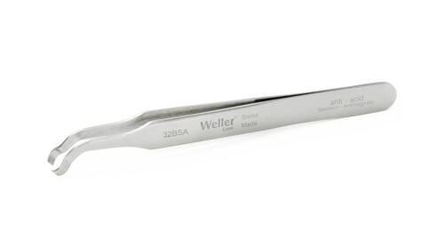 Weller - Weller 32BSA 115mm 15gr Eğik SMD Antimagnetik Cımbız Erem