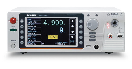 GW instek GPT-12004 AC&DC Hipot, İzolasyon, Topraklama Elektriksel Güvenlik Test Cihazı - Thumbnail