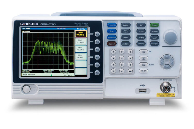 GW instek GSP-730 150 kHz-3 GHz Spektrum Analizör