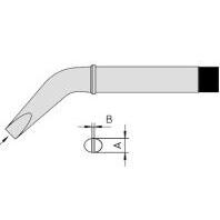 Weller - Weller T0054250999-CT2-EX9 7,0 mm 470C Eğik Havya Ucu W-201