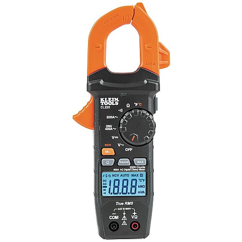 Klein Tools CL220 400A Pensampermetre - Sıcaklık Ölçüm Özellikli