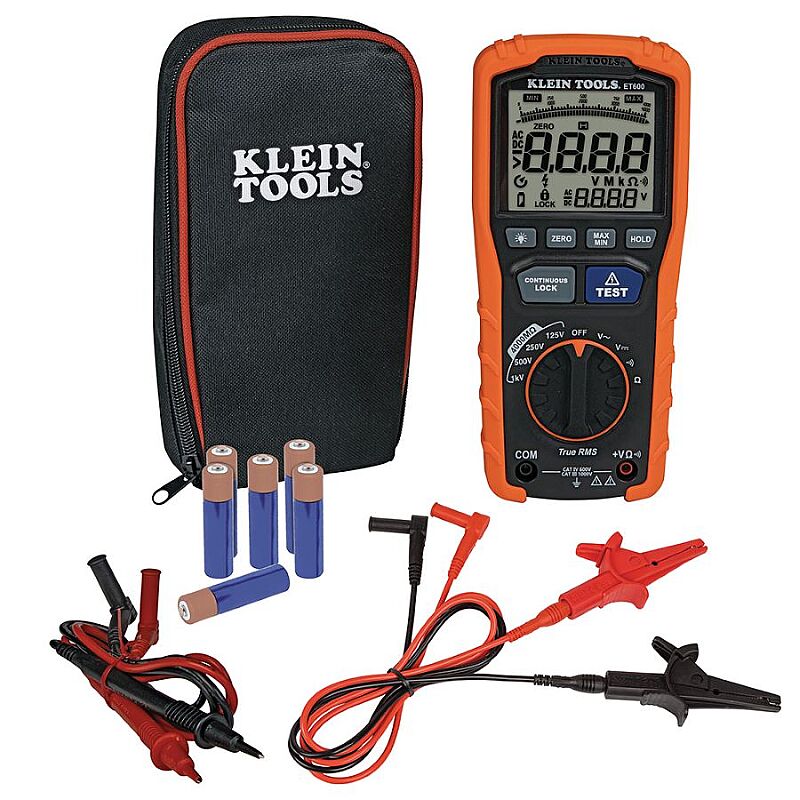 Klein Tools ET600 İzolasyon Direnci Test Cihazı - 1