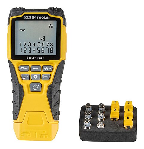 Klein Tools VDV501-851 Ethernet Pro 3 Test Cihazı ve Konum Belirleyici Uzaktan Kumanda Kiti