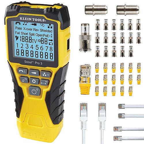 Klein Tools VDV501-852 Pro 3 Ethernet Kablo Test Kiti