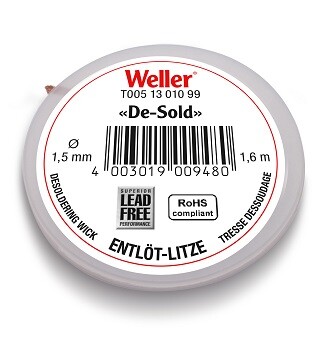 Weller - Weller T0051301099 1,5 mm - 1,6 mt Lehim Alma Teli