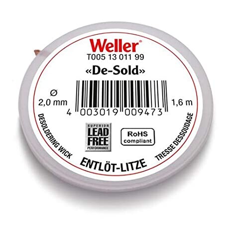 Weller - Weller T0051301199 2 mm - 1,6 mt Lehim Alma Teli