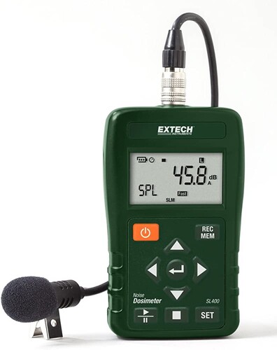 Extech - Extech SL400 USB Arayüz ile Kişisel Gürültü Ölçer Datalogger