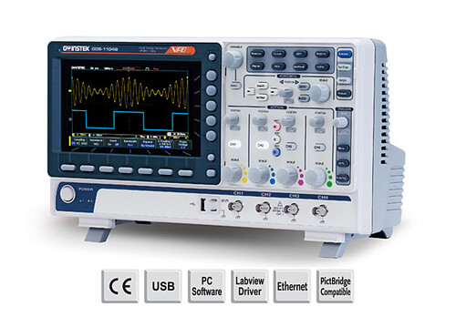 GW instek - GW instek GDS-1104B 100 MHz 4 Kanal Dijital Osiloskop