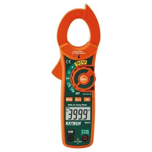 Extech - Extech MA410 AC 400A Pensampermetre + Voltaj Dedektörü