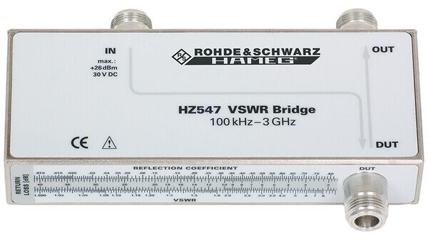R&S HZ547 3GHZ VSWR Spektrum Analizör Köprüsü Hameg