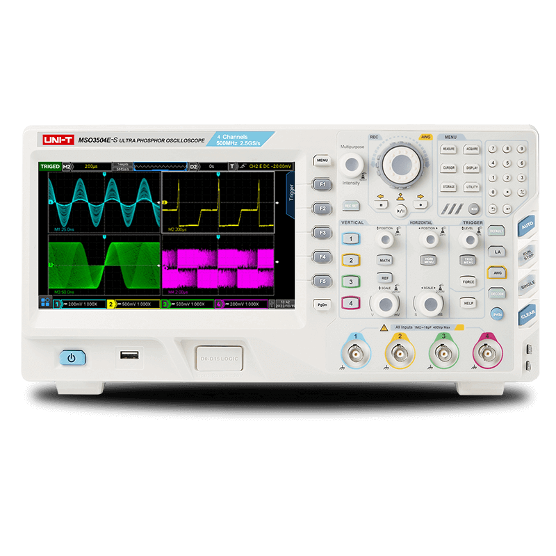 Uni-t MSO3504E-S 500 MHZ 4 Kanal Dijital Dokunmatik Osiloskop