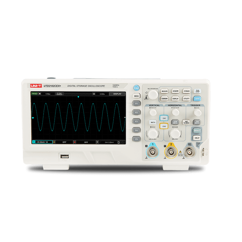 Uni-t UTD2102CEX+ 100 MHZ 2 Kanal Dijital Osiloskop