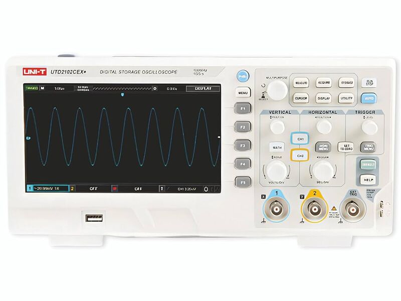 Uni-t UTD2102CEX+ 100 MHZ 2 Kanal Dijital Osiloskop